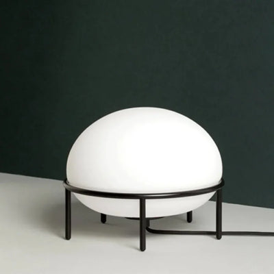 Nordic Glass Ball Desk Lamp – Danish-Style Bedside Table Light for Bedroom & Living Room
