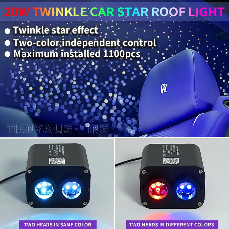 Star Projector Night Light Color-Changing design detail view