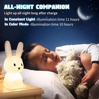 BunnyGlow Silicone Night Light