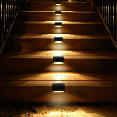 Solar Stair Step Outdoor Garden Light Color-Changing design detail view