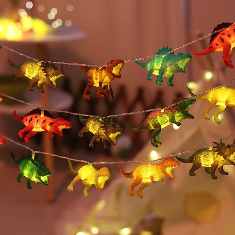 LED Dinosaur String Lights