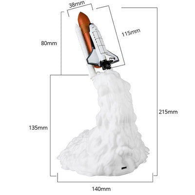 Rocket Launch Night Lamp