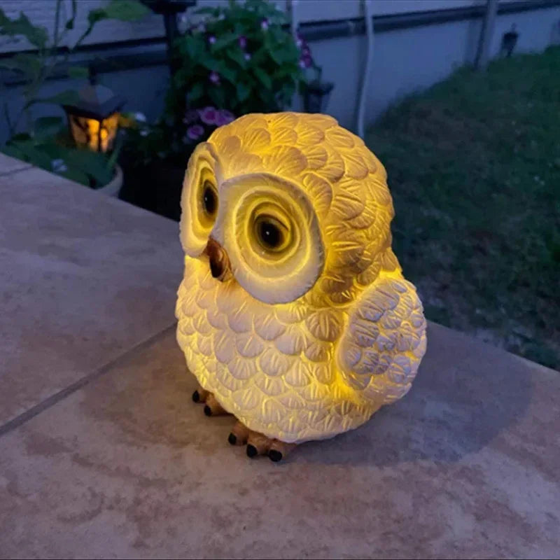 Solar Owl Garden Stake Night Light – Outdoor Waterproof Decorative LED