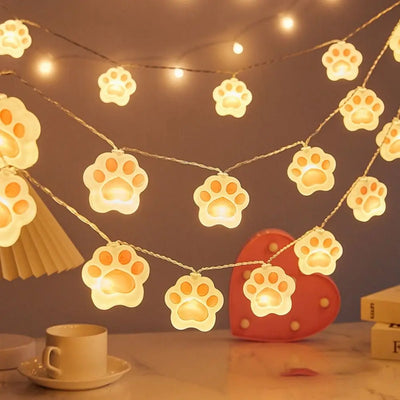Cat Paw String Lights