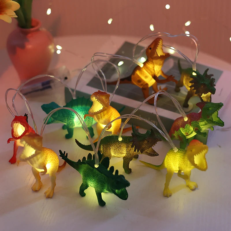 LED Dinosaur String Lights
