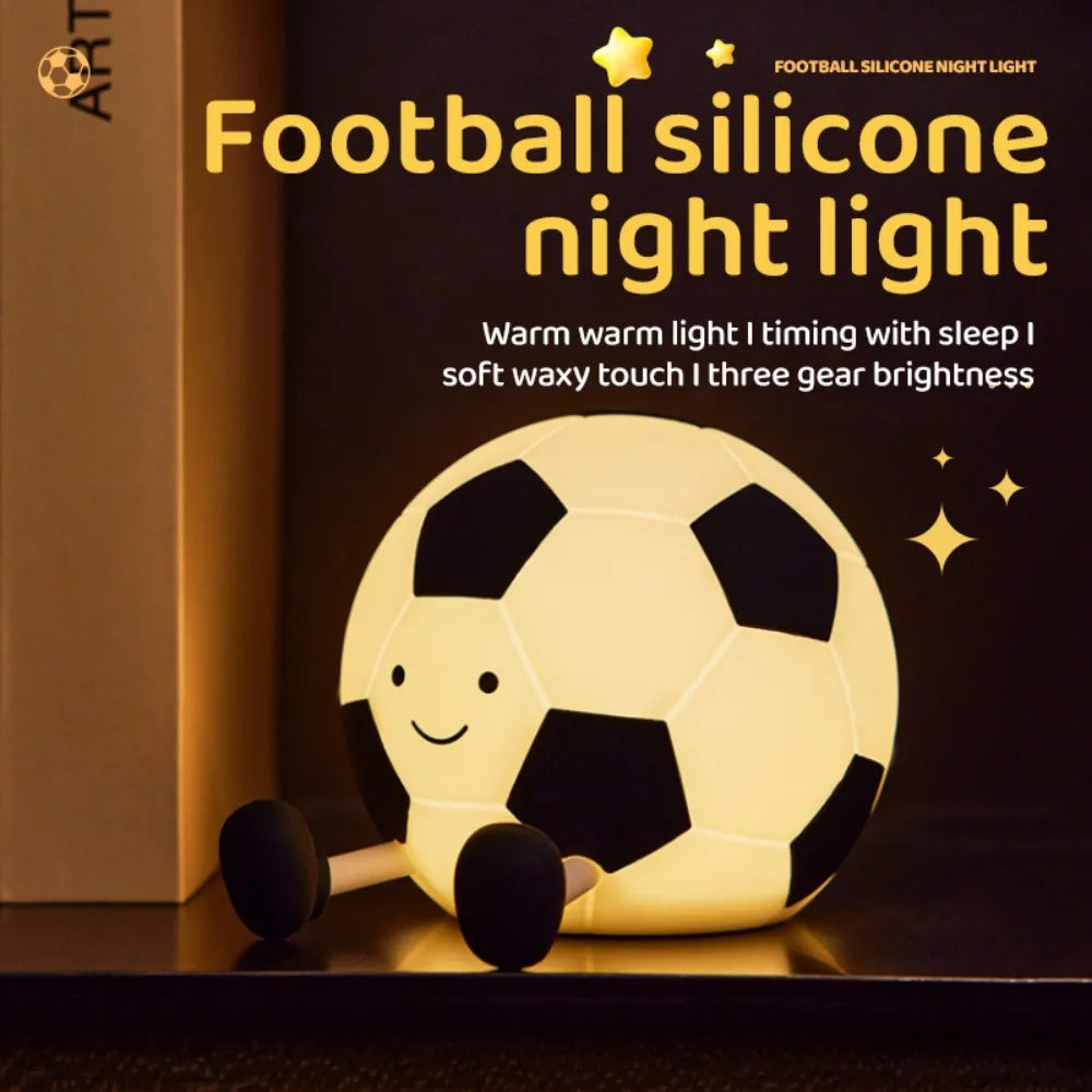 SoccerGlow Silicone Night Light