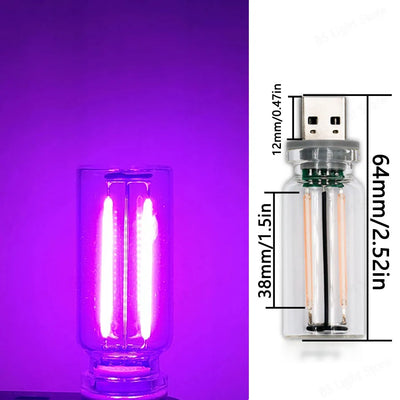 Retro Edison Dimmer Bedside Table Lamp Dimmable USB lifestyle product view