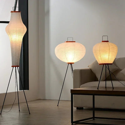 Akari Inspired Rice Floor Lamp decorative lighting detail