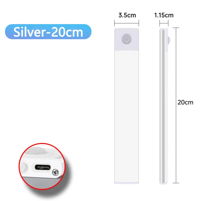 Rechargeable Motion Sensor Night Light USB decorative lighting detail