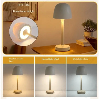 Footed Water Ripple Desk Lamp shown as soft ambient home lighting