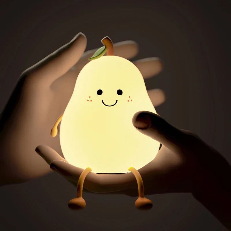 Pear Silicone USB Nightlight