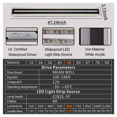 Strip IP67 Waterproof Humidifier Night Light Dimmable Color-Changing variant product view