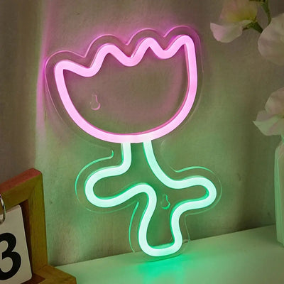 Flower LED Neon Sign