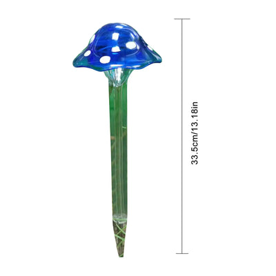 Solar-Powered Mushroom Garden Lights – Set of 3 (Red, Blue, Green)