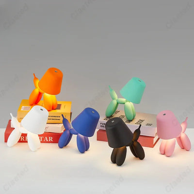 Sculptural LED Ambient Desk Light – USB Rechargeable Decorative Bedside Lamp