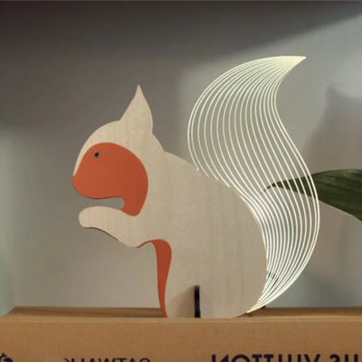 Whale Wood Ambient Light shown as soft ambient home lighting