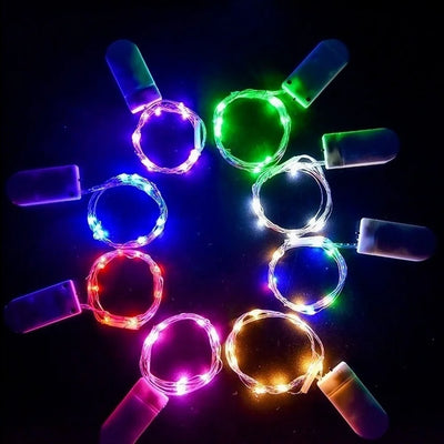 Copper Wire Micro LED Fairy String Lights – 6 & 10-Pack for DIY Décor & Gifts