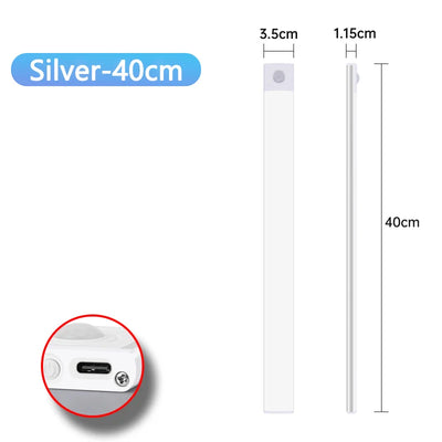Rechargeable Motion Sensor Night Light USB design detail view