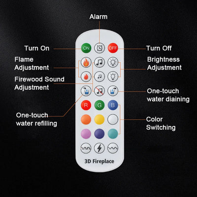 Smart 3D Water Vapor Flame Bar