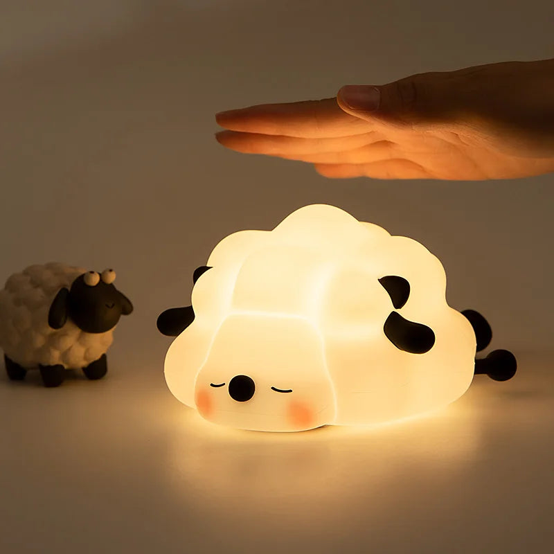 CozyGlow Sleeping Sheep USB Night Light